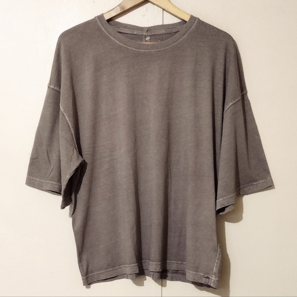 **NWOTS** FP X We The Free Perfect Oversized Tee In Dusted Cocoa. Size M. - Picture 6 of 10